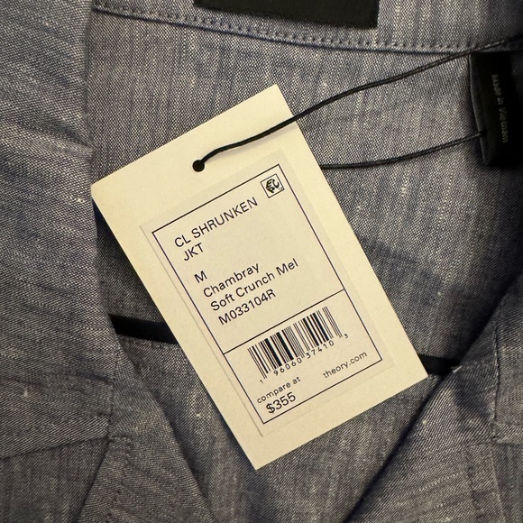 Theory chambray light linen suit. NWT. - Picture 3 of 7
